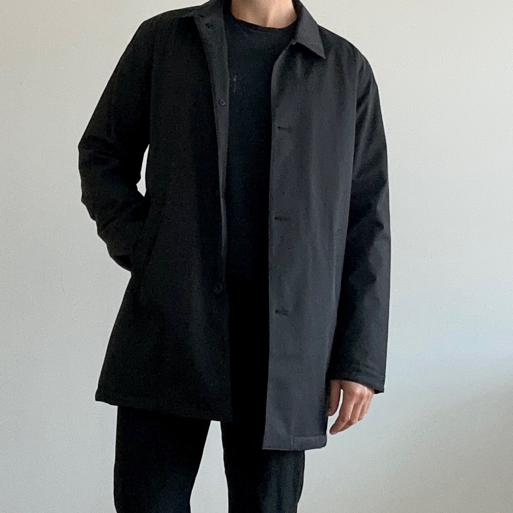 NN07 New Black Designer Insulated Coat